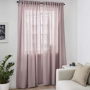 Lilac IKEA curtains
